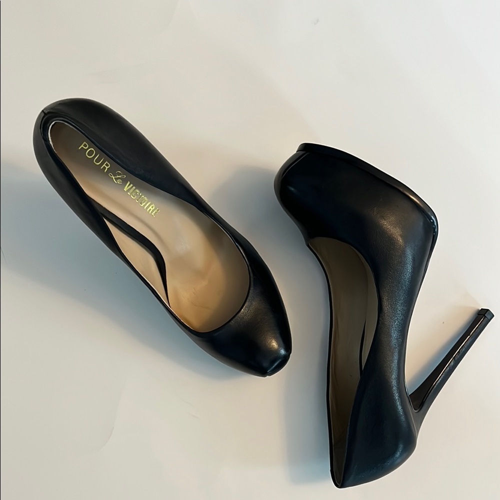 Elegant Black Women's Heels - Picture 3 of 8